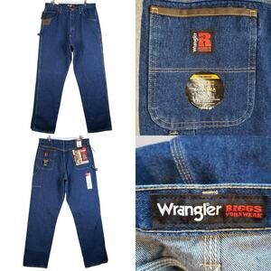 Riggs Workwear DuraShield Carpenter Jeans Men’s Denim Room2Move Size 38x36 New